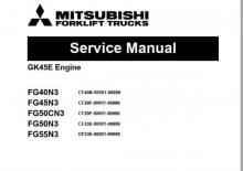 Chariots élevateurs frontaux à gaz Mitsubishi FG40N3 