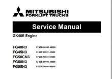 Chariots élevateurs frontaux à gaz Mitsubishi FG55N3 