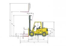 Chariots élevateurs frontaux à gaz Hyster H 3.50 XM