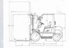 Chariots élevateurs frontaux à gaz Patria PFG 25 TH 1