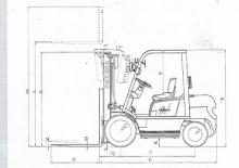 Chariots élevateurs frontaux à gaz Patria PFG 30 TH 1