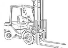 Chariots élevateurs frontaux diesel Toyota 02-5 FD 15