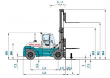 Chariots élevateurs frontaux diesel Konecranes SMV 16-600 B
