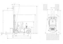 Chariots élevateurs frontaux diesel DanTruck 9686 Power +