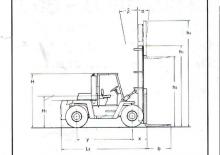 Chariots élevateurs frontaux diesel Clark C 500-yb-155 D