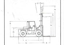 Chariots élevateurs frontaux diesel Clark C 500-ys-225 D
