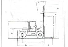 Chariots élevateurs frontaux diesel Clark C 500-ys-225 D