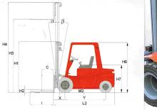 Chariots élevateurs frontaux diesel Raniero C 80 H