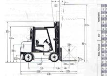 Chariots élevateurs frontaux diesel Clark CDC 70