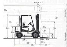 Chariots élevateurs frontaux diesel Clark CDP 30