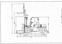 Chariots élevateurs frontaux diesel Heli CPCD 100 W