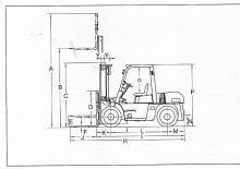 Chariots élevateurs frontaux diesel Heli CPCD 60 W