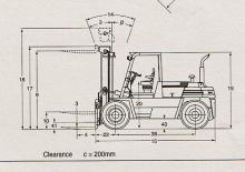 Chariots élevateurs frontaux diesel Doosan D 150