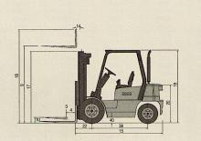Chariots élevateurs frontaux diesel Doosan D 20 S 3