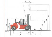 Chariots élevateurs frontaux diesel Kalmar DCD120-6