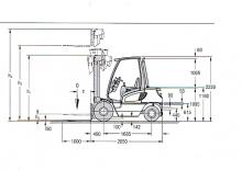 Chariots élevateurs frontaux diesel Jungheinrich DFG 30(060TD)