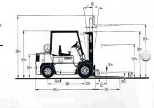 Chariots élevateurs frontaux diesel Clark DPM 20 C