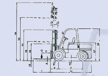 Chariots élevateurs frontaux diesel Belet DV 35 BV