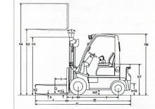 Chariots élevateurs frontaux diesel Nissan FD 01 A 18 Q
