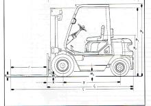 Chariots élevateurs frontaux diesel Komatsu FD 25-1 E