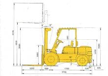 Chariots élevateurs frontaux diesel Mitsubishi FD 30 K