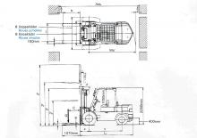 Chariots élevateurs frontaux diesel Mitsubishi FD 35 T