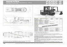 Chariots élevateurs frontaux diesel Komatsu FD 50-6