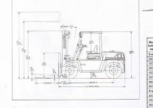 Chariots élevateurs frontaux diesel Komatsu FD 60-6