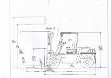 Chariots élevateurs frontaux diesel Komatsu FD 70-6
