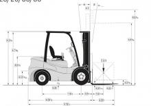 Chariots élevateurs frontaux diesel Clark GTS 25 D