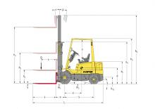Chariots élevateurs frontaux diesel Hyster H1.50 XM