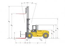 Chariots élevateurs frontaux diesel Hyster H 16.00 XM - 12