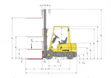 Chariots élevateurs frontaux diesel Hyster H 2.00 XMS