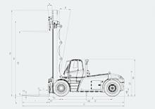 Chariots élevateurs frontaux diesel Linde H 250/1200 D