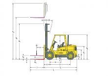 Chariots élevateurs frontaux diesel Hyster H 4.00 XMS - 6