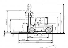 Chariots élevateurs frontaux diesel Steinbock H 60 D