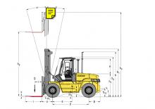 Chariots élevateurs frontaux diesel Hyster H 8.00 XM