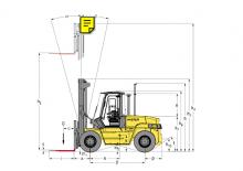 Chariots élevateurs frontaux diesel Hyster H 9.00 XM
