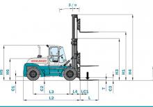 Chariots élevateurs frontaux diesel Konecranes SMV 16-900 B