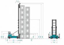 Chariots élevateurs frontaux diesel Konecranes SMV 45 GC 4 S