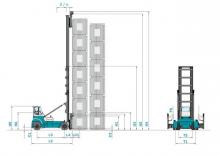 Chariots élevateurs frontaux diesel Konecranes SMV 7/8 ECB 90 II