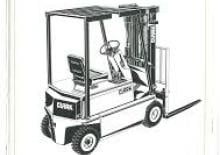 Chariots élevateurs frontaux  electriques Clark EM 10 N