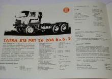 Chassis Tatra 815 PR1 26 208 6x6.2