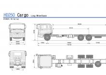 Chassis Hyundai Commercial Vehicles HD250 6x4 D6AC