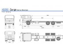 Chassis Hyundai Commercial Vehicles HD260 6x4 D6CA38