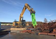 Cisaille pour ferailles et acier TREVI BENNE CS 40RS
