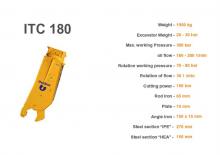 Cisaille pour ferailles et acier Italdem ITC 180