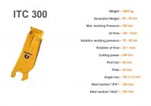 Cisaille pour ferailles et acier Italdem ITC 300