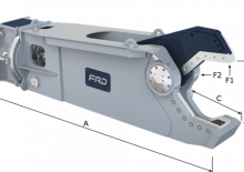 Cisaille pour ferailles et acier FRD VR-150ER-3