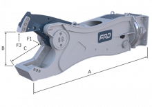 Cisaille pour ferailles et acier FRD VR-7ER  